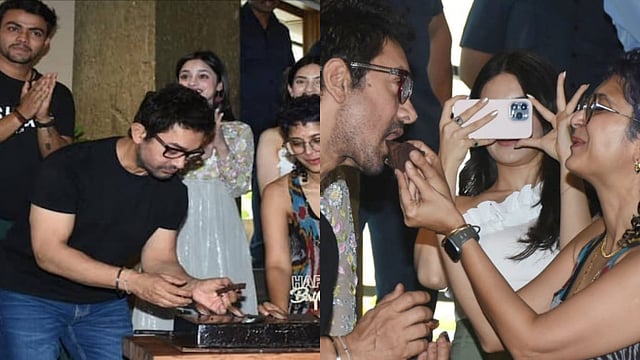 Aamir Khan Celebrates His 59th Birthday With 'Laapataa Ladies' Cast And Kiran Rao-Watch Video