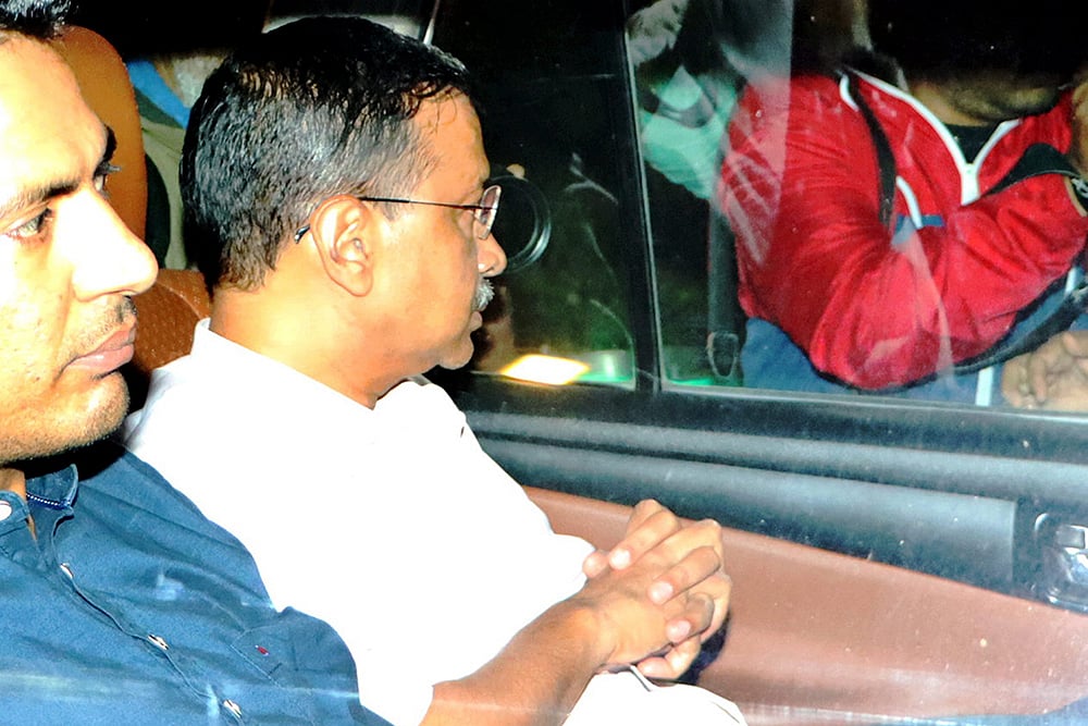 ED arrests Arvind Kejriwal - | Photo: PTI