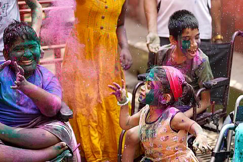 Holi celebrations in Mumbai
