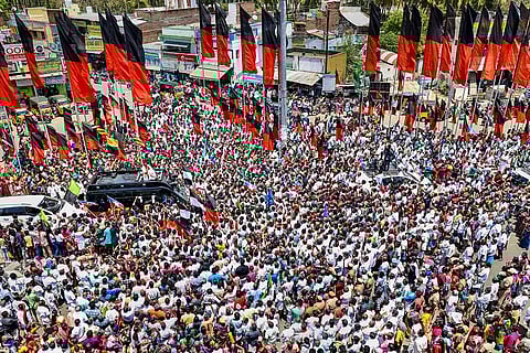 DMK campaign for LS polls in Theni