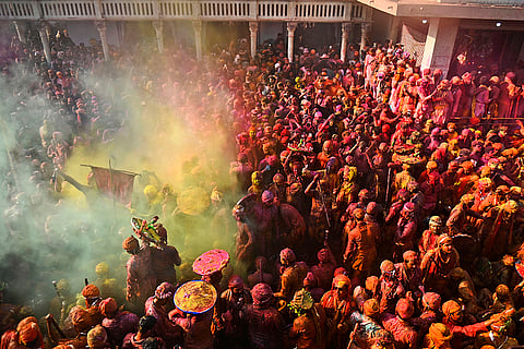 Lathmar Holi Celebration
