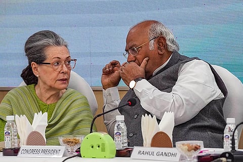 Congress Working Committee Meeting in Delhi