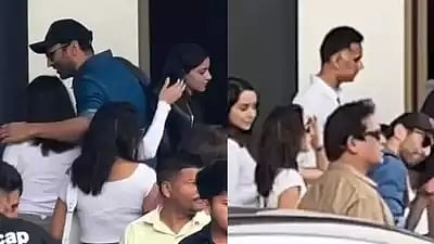 Ex-Couple Shraddha Kapoor, Aditya Roy Kapur Hug After A Surprise Meet At Airport; Ananya Panday’s Reaction Is Epic