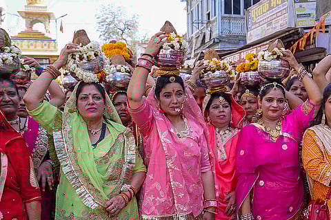 Religious procession in Beawar