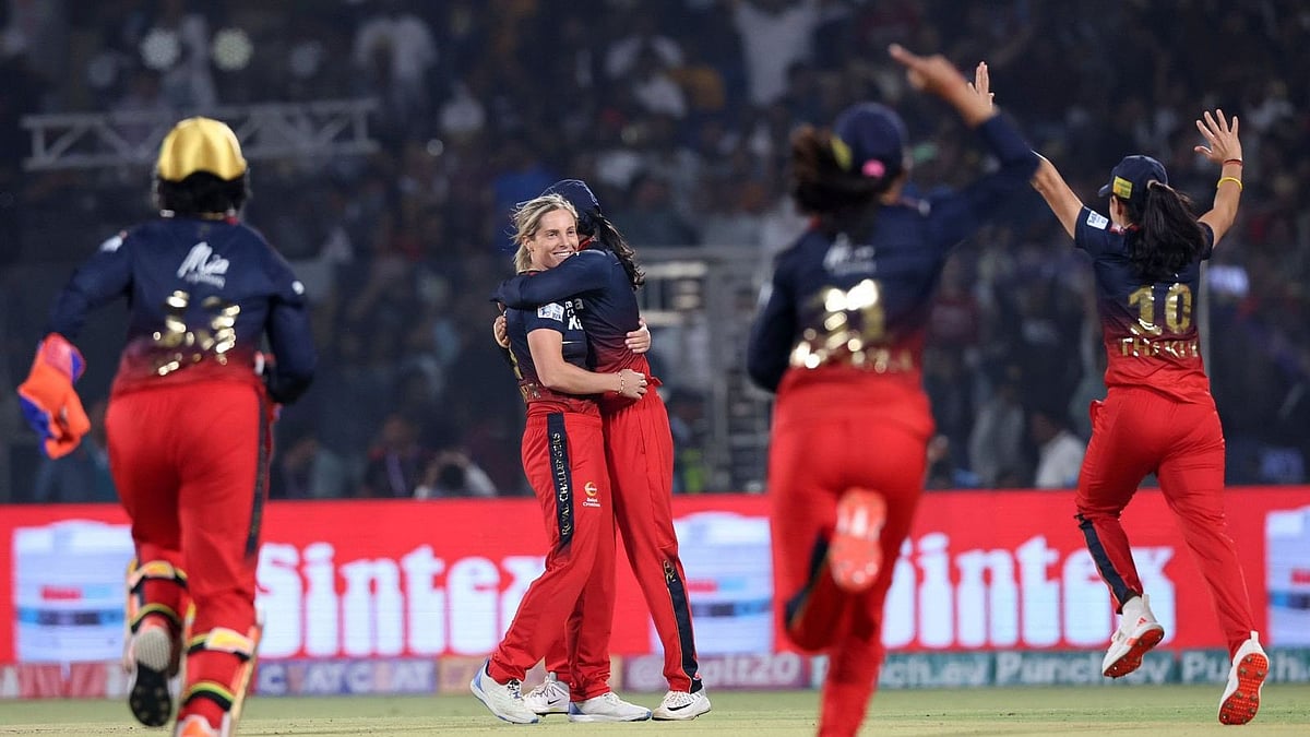 Photo: X/ @RCBTweets : Sophie Molineux was awarded the Player Of The Match in the WPL 2024 Final.