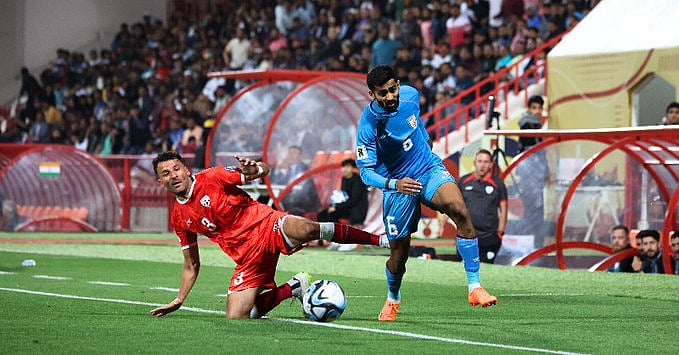X/IndianFootball : India played out a goalless draw against hosts Afghanistan at the Damac Stadium.