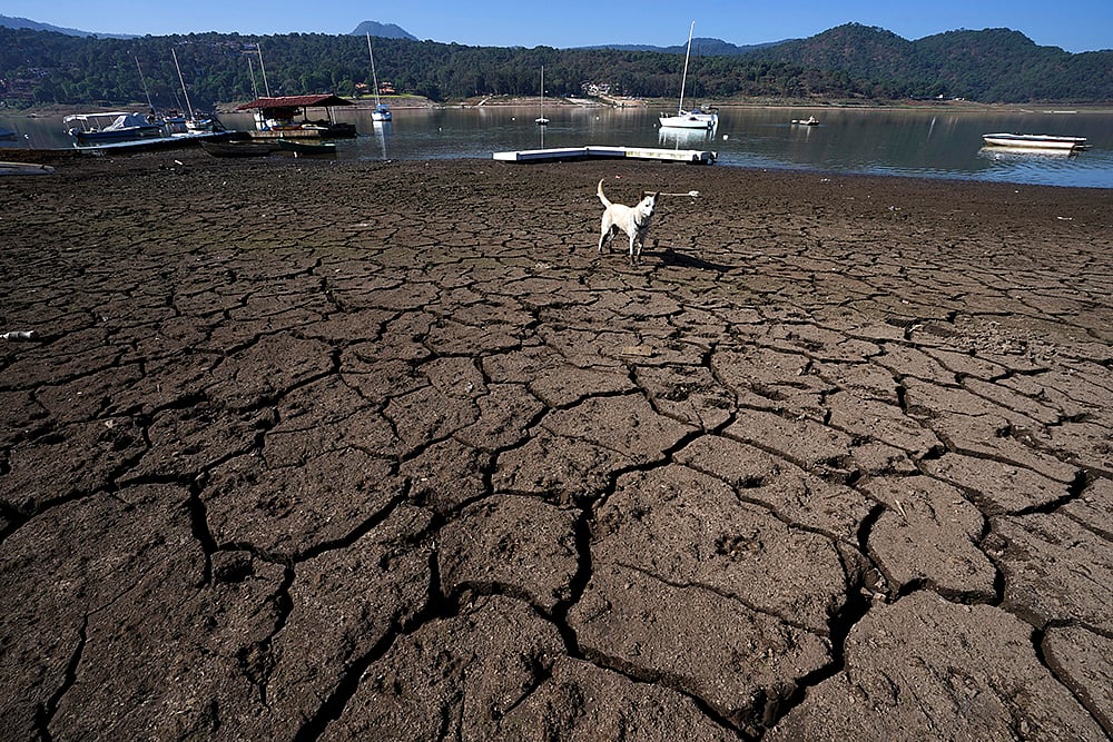 | Photo: AP/Marco Ugarte : Mexico Dry Reservoirs