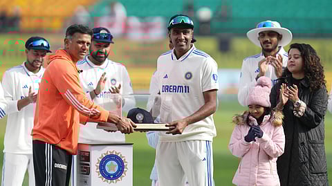 R Ashwin Retires: R Ashwin with his 100th Test cap