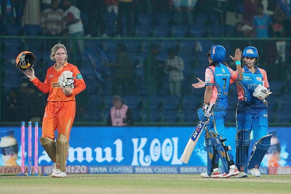 Photo: PTI/Atul Yadav : WPL 2024: MI vs GG