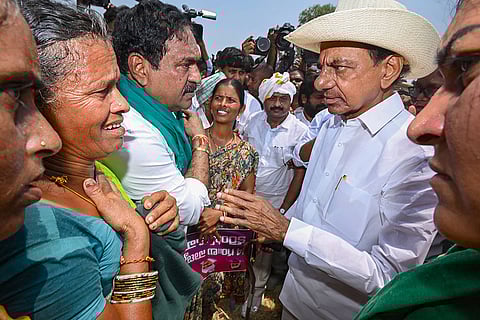 K Chandrashekar Rao in Nalgonda