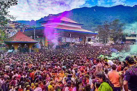 Holi in Mandi