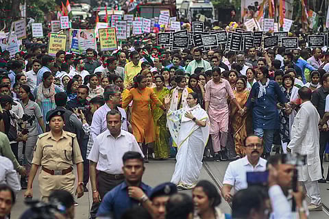 Mamata Banerjee at TMC rally in Kolkata