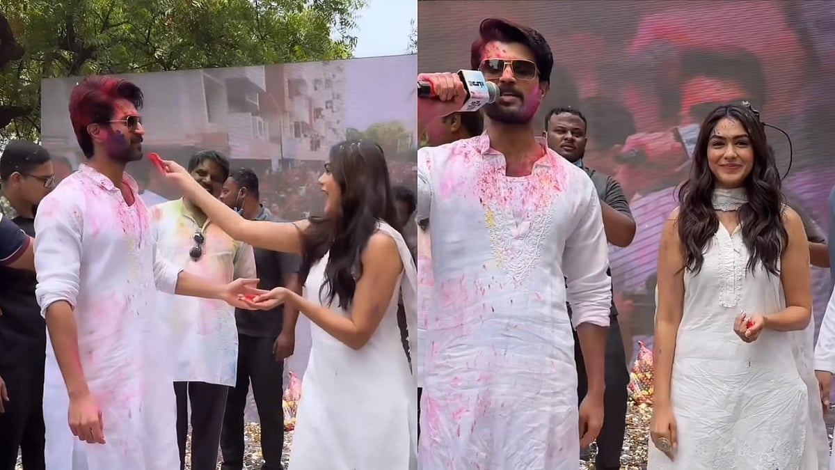 Instagram : Vijay Deverakonda and Mrunal Thakur celebrate Holi 