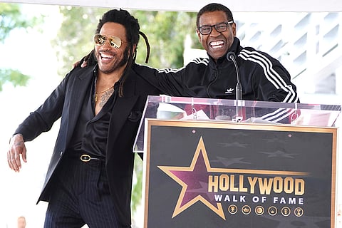 Lenny Kravitz Honoured With Star On Hollywood Walk Of Fame