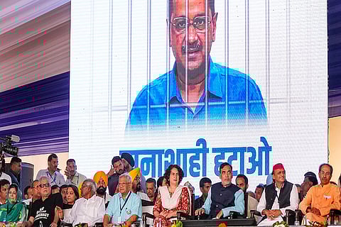 I.N.D.I.A. bloc''s Loktantra Bachao Rally in Delhi