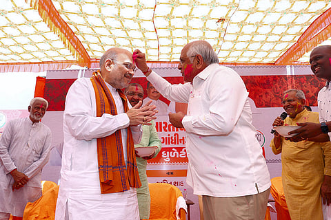 Holi celebrations in Gandhinagar