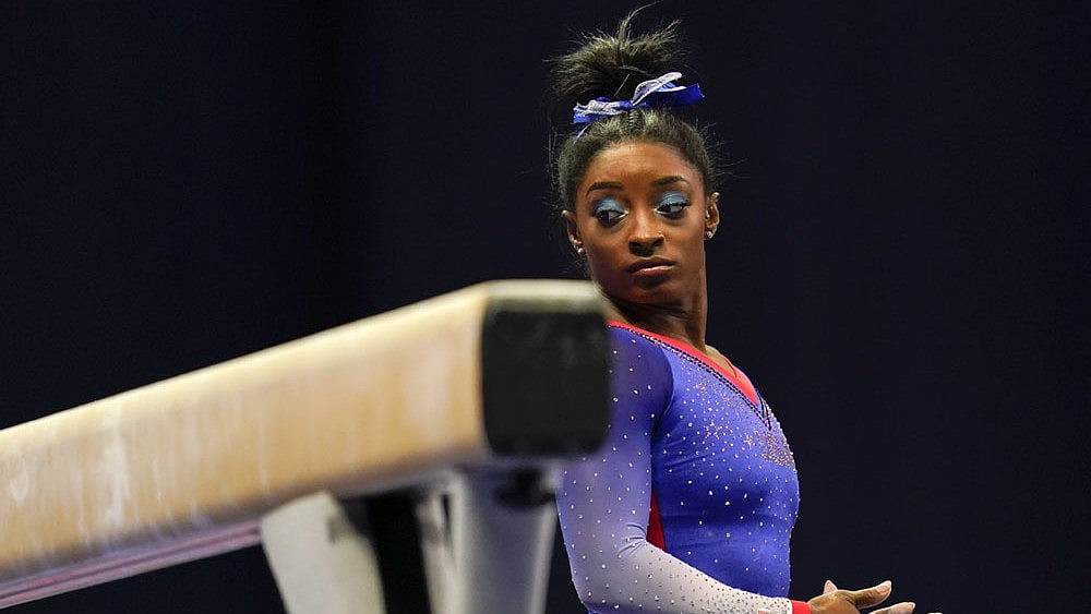 Gymnastics legend Simone Biles.