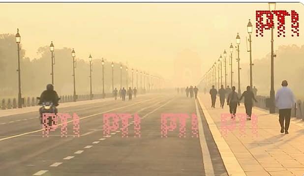 PTI : Cold Weather Conditions prevail in Delhi