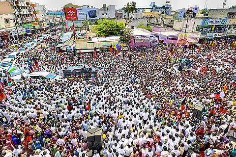 Udhayanidhi Stalin''s roadshow in Tiruvannamalai