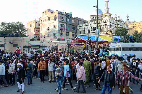 Tight security arrangement in Delhi's Inderlok