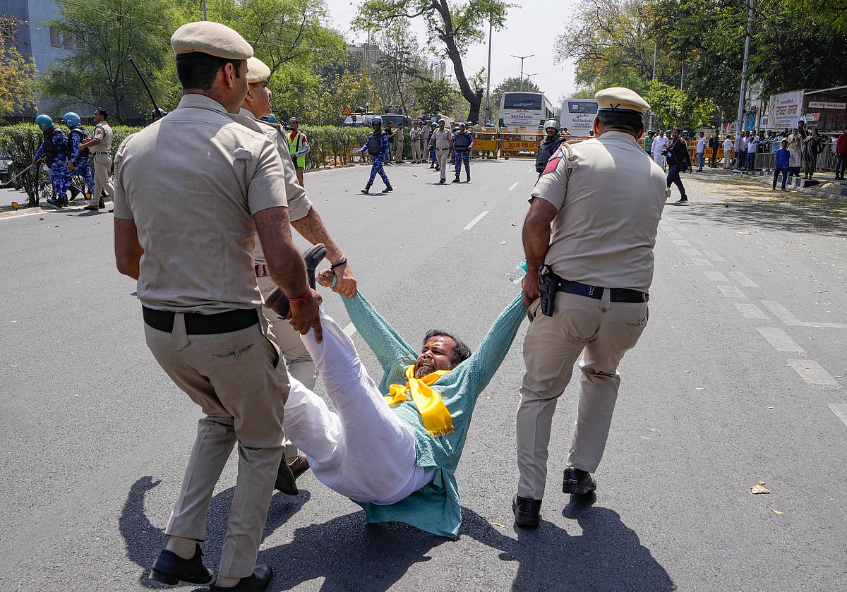 PTI : Delhi Chief Minister Arvind Kejriwal was arrested by Enforcement Directorate (ED) on Thursday