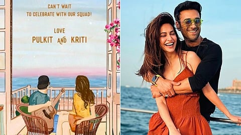 Pulkit Samrat and Kriti Kharbanda's wedding invite