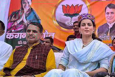 Kangana Ranaut campaigns