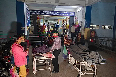 Fire in Dhanbad hospital