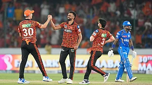 AP : IPL 2024 Sunrisers Hyderabad vs Mumbai Indians encounter.