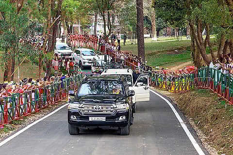 PM Modi returns to Arunachal Pradesh