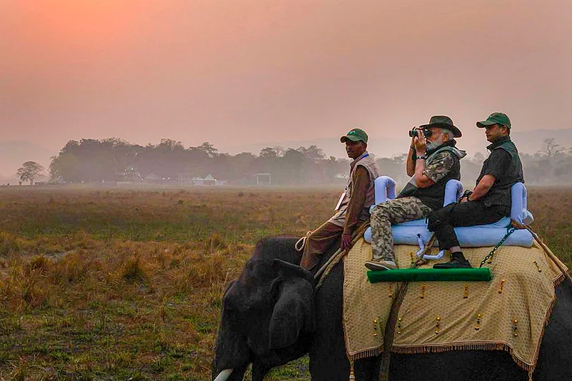 PM Modi at Kaziranga National Park