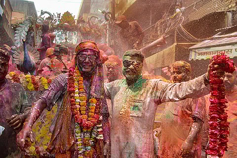 Holi celebrations in Agra