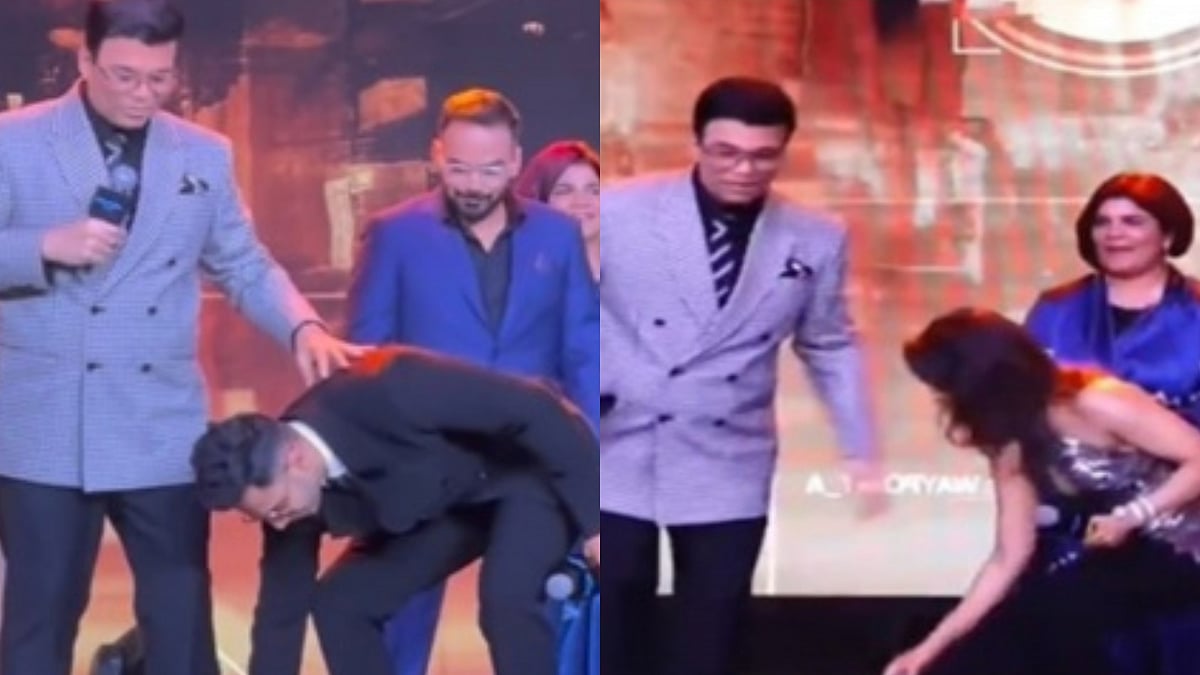 Instagram : Varun Dhawan And Samantha Ruth Prabhu Touch Karan Johar’s Feet