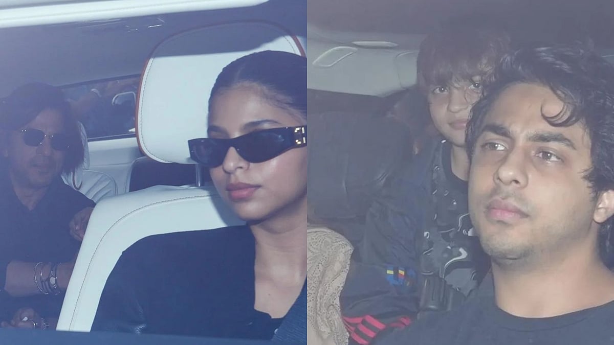 Viral Bhayani : Shah Rukh Khan With His Family In Jamnagar