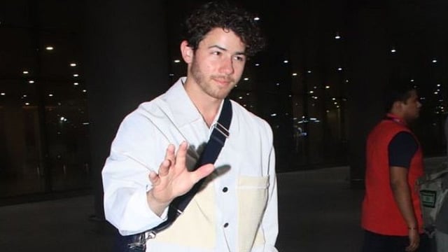 Watch: Nick Jonas Touches Down At Mumbai Airport Days After Wife Priyanka Chopra, Daughter Malti Marie