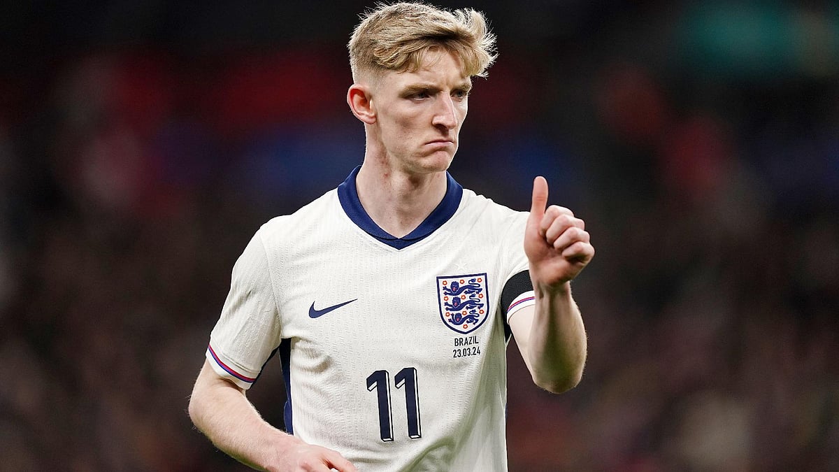 Mike Egerton/PA : Anthony Gordon is hoping for a Euro 2024 spot.