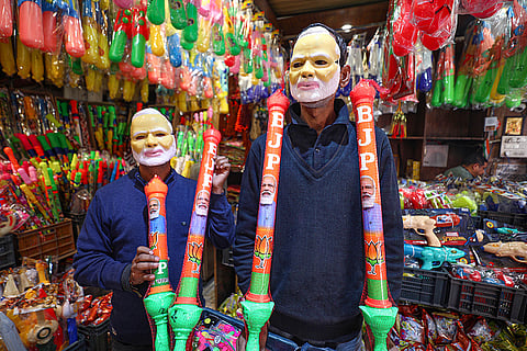 Preparations for Holi