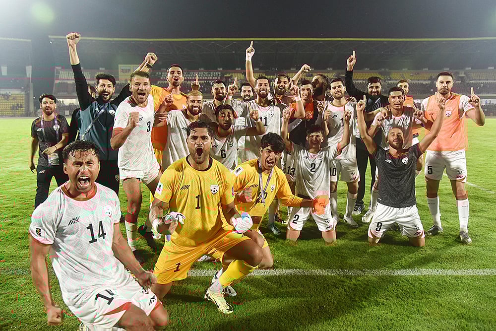 | Photo: PTI : FIFA WC 2026 Qualifiers: India Vs Afghanistan