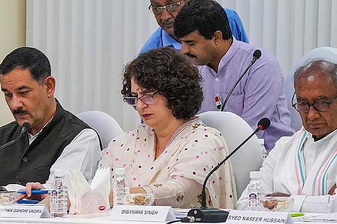 Congress Working Committee Meeting in Delhi