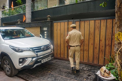 ED raid at Deepak Singla's residence