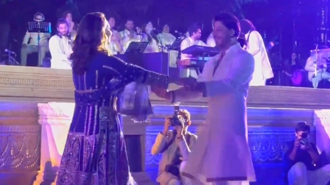 Shah Rukh Khan with Gauri Khan