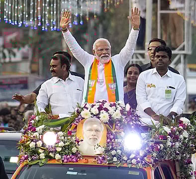 Watch | PM Modi Holds Roadshow In Tamil Nadu's Coimbatore, Pays Tribute To 1998 Bomb Blast Victims