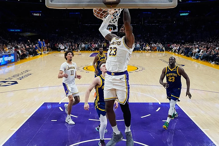 NBA: Los Angeles Lakers vs Golden State Warriors - Photo: AP/Ashley Landis