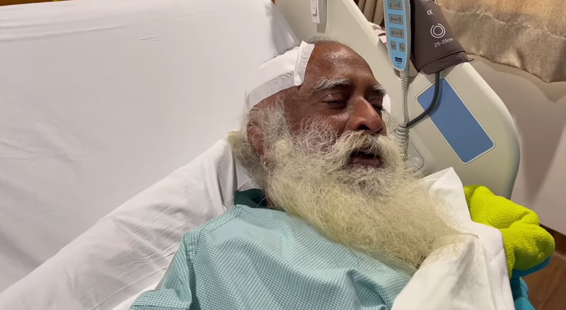 Screengrab from a video on @sadhguru on Instagram : Spiritual leader Sadhguru Jaggi Vasudev 