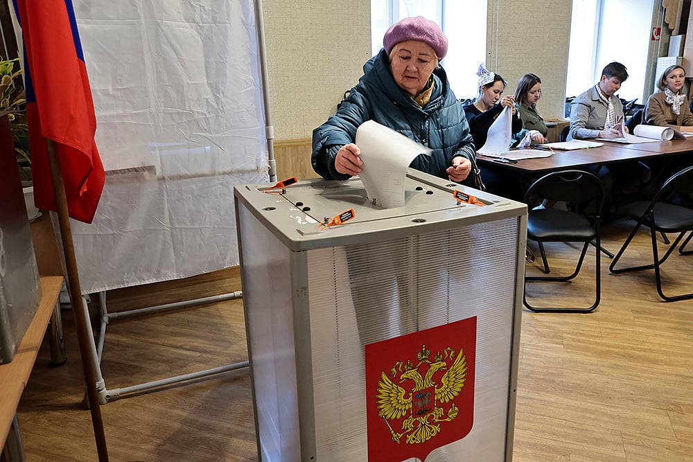 | Photo: AP : Russia Presidential Election