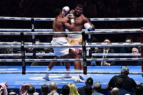 Saudi Arabia Boxing Joshua vs Ngannou