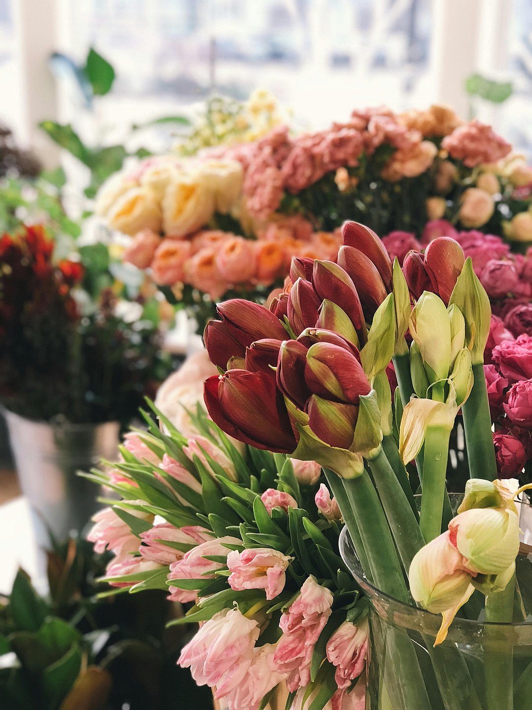 Easter Lilies and Flowers