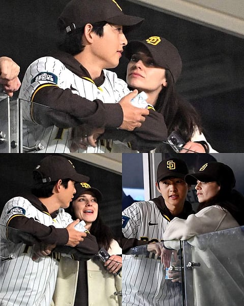 Song Joong-ki and Katy Louise Saunders