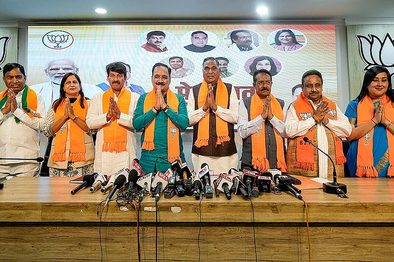 Delhi BJP press conference