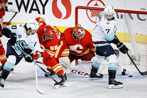 NHL 2023-24: Seattle Kraken vs Calgary Flames